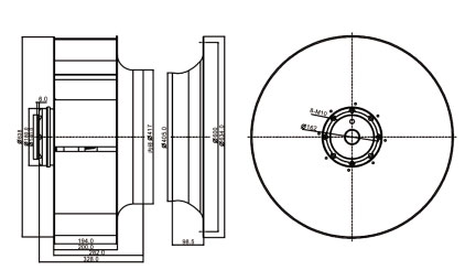 後傾式麻豆直播免费版YWFB630外形尺寸圖1